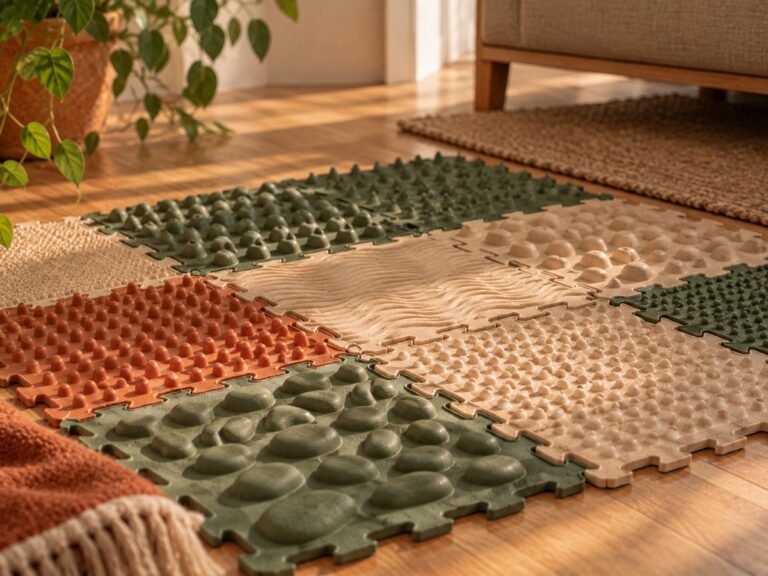 Alfombras sensoriales: propiocepción para los peques