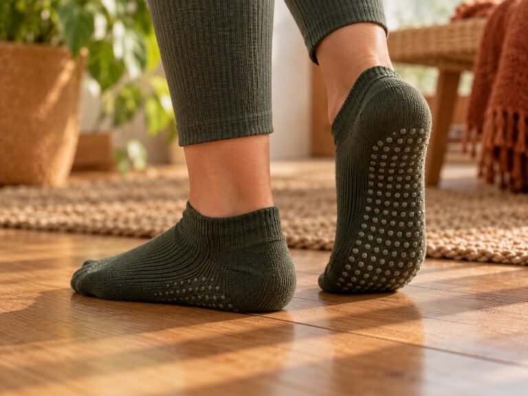 Calcetines antideslizantes: para casa y para los juegos de equilibrio