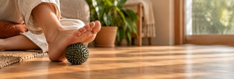 Pelota de masaje para la planta del pie